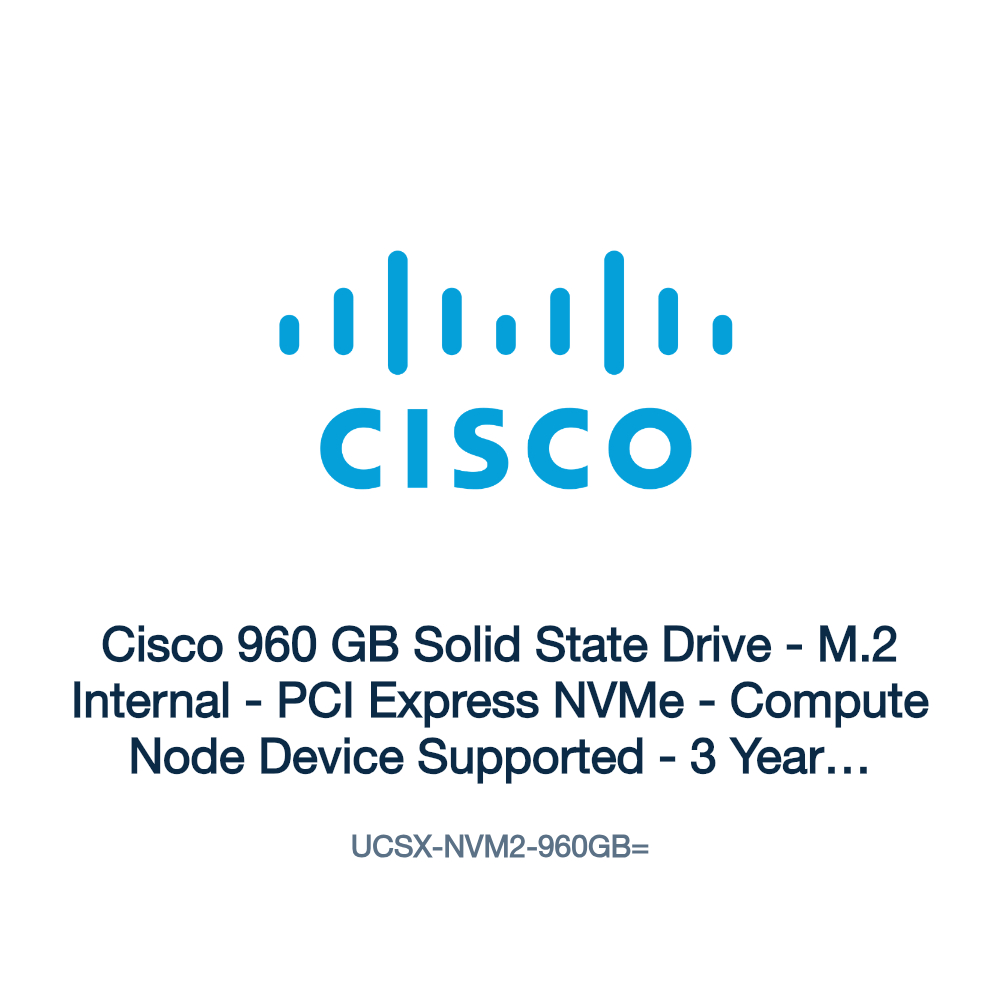 UCSX-NVM2-960GB=: Cisco 960 GB Solid State Drive