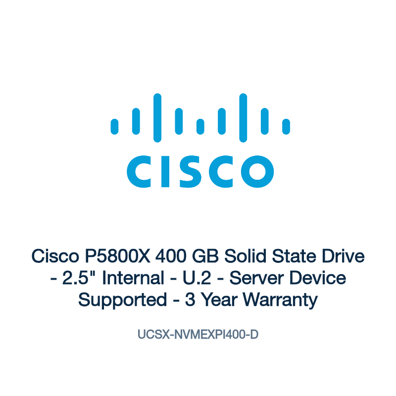 UCSX-NVMEXPI400-D: Cisco P5800X 400 GB Solid State Drive