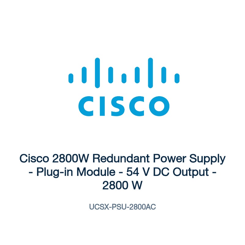 UCSX-PSU-2800AC: Cisco 2800W Redundant Power Supply