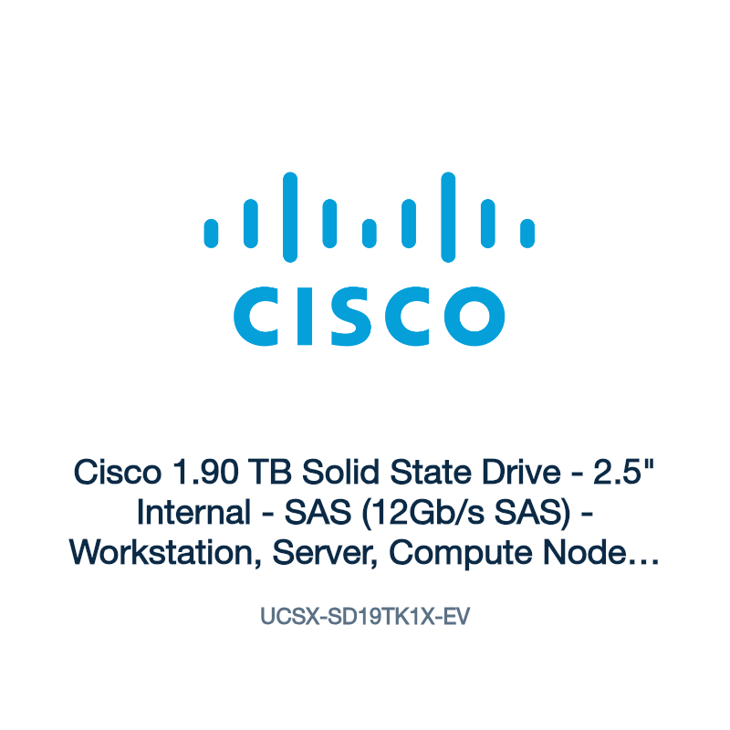UCSX-SD19TK1X-EV: Cisco 1.90 TB Solid State Drive