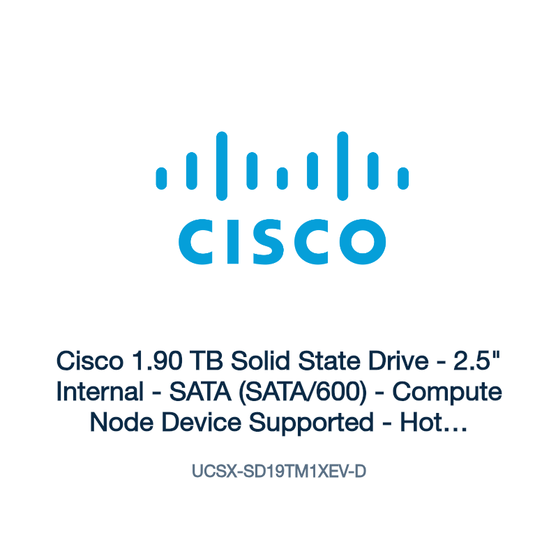 UCSX-SD19TM1XEV-D: Cisco 1.90 TB Solid State Drive