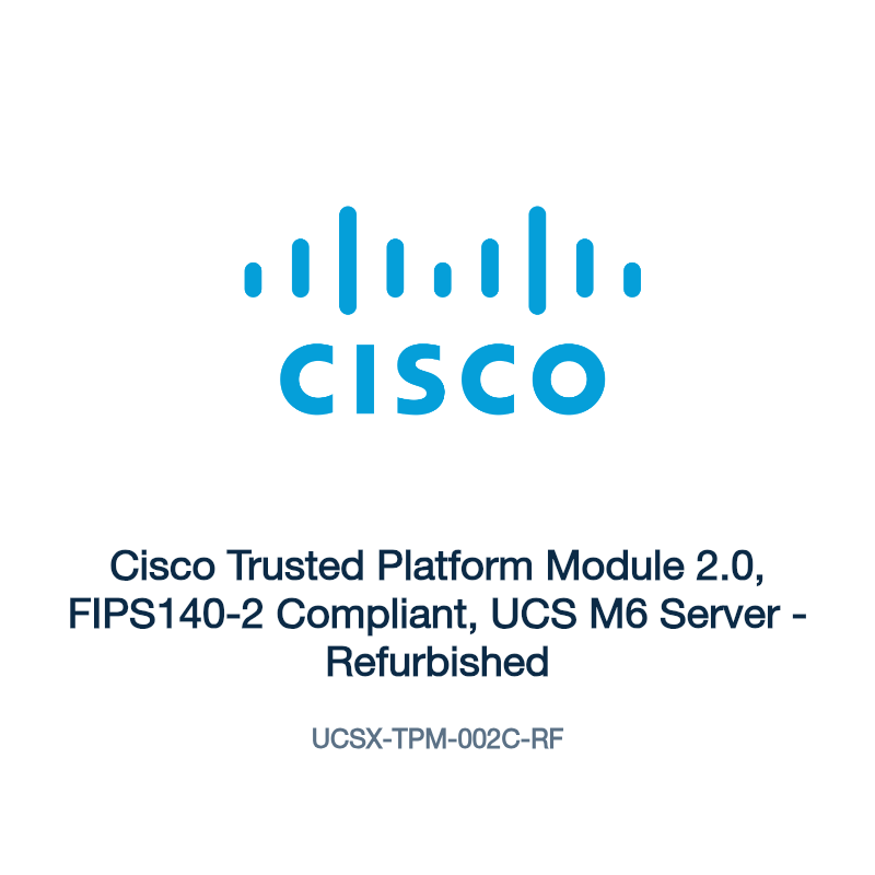 UCSX-TPM-002C-RF: Cisco Trusted Platform Module 2.0, FIPS140-2 Compliant, UCS M6 Server