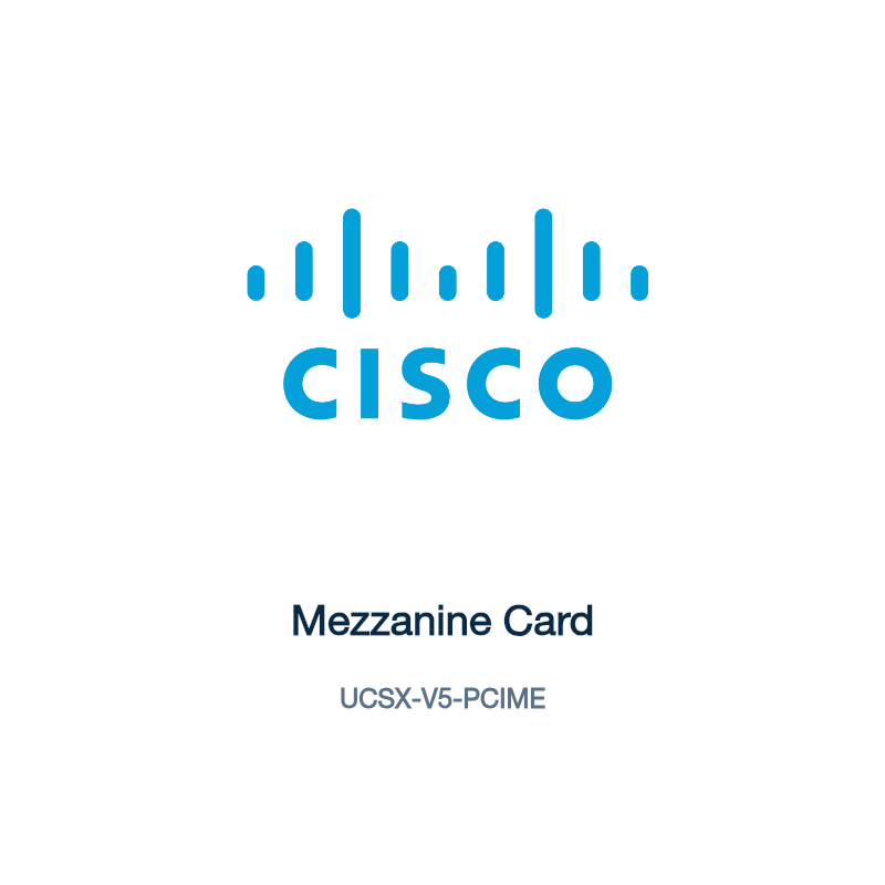 UCSX-V5-PCIME: Mezzanine Card