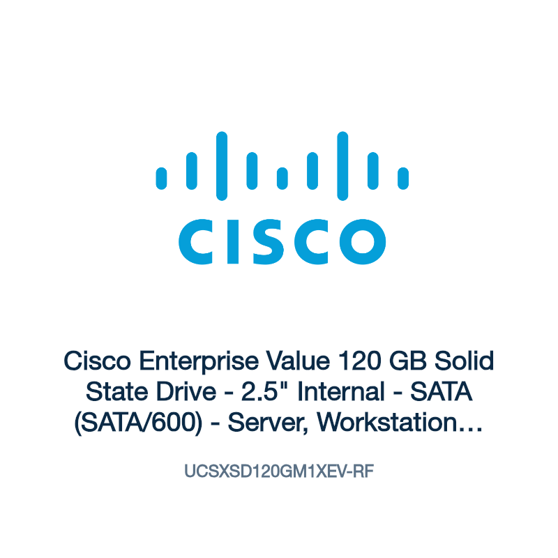 UCSXSD120GM1XEV-RF: Cisco Enterprise Value 120 GB Solid State Drive