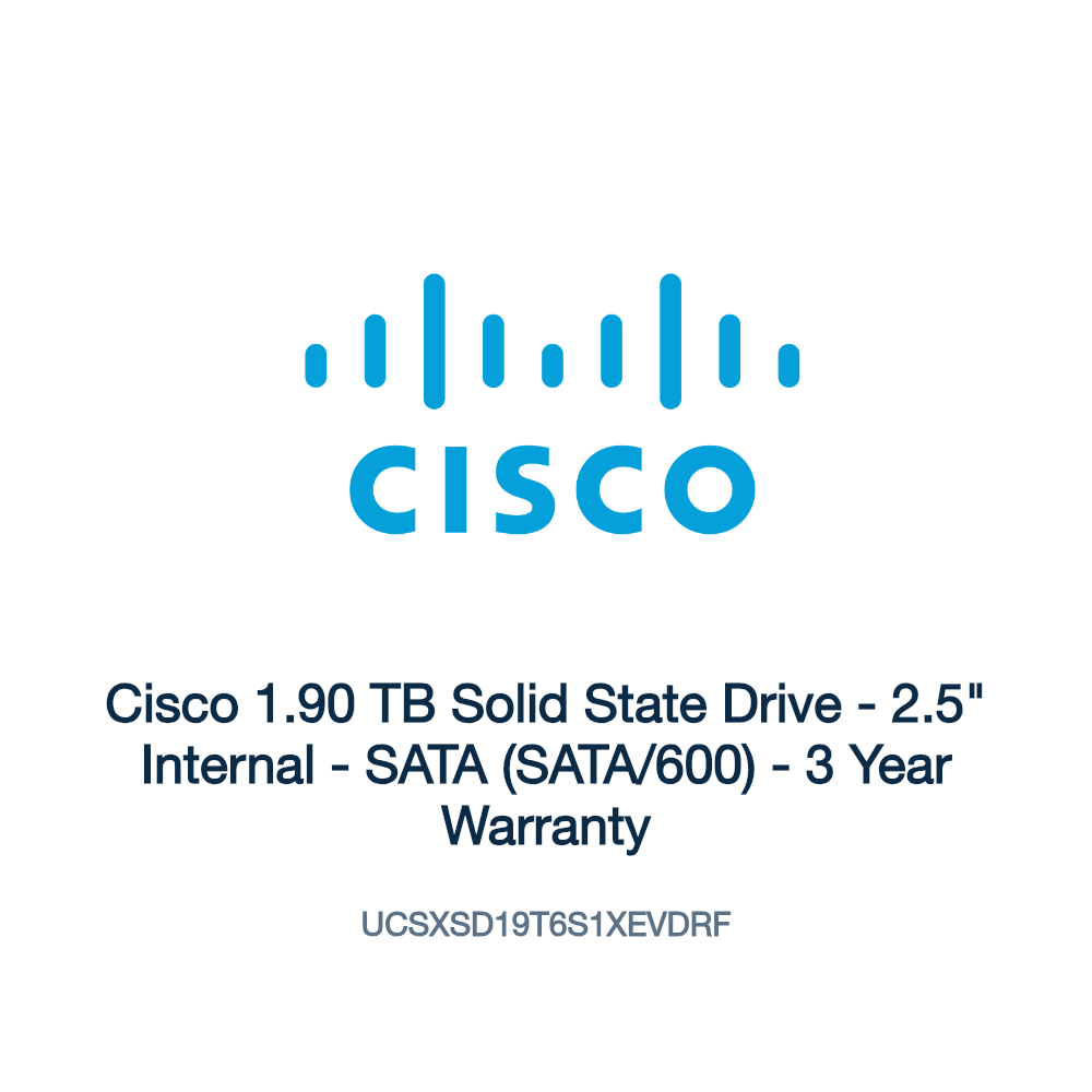 UCSXSD19T6S1XEVDRF: Cisco 1.90 TB Solid State Drive