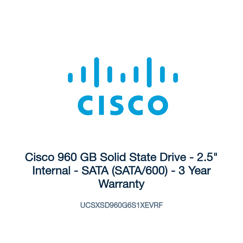 UCSXSD960G6S1XEVRF: Cisco 960 GB Solid State Drive