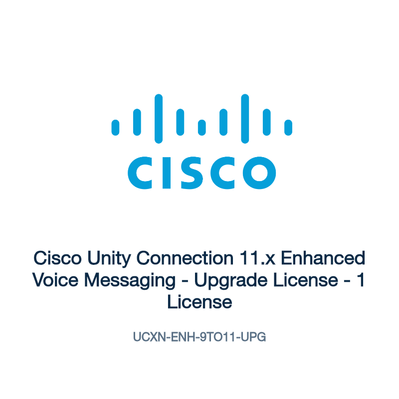 UCXN-ENH-9TO11-UPG: Cisco Unity Connection 11.x Enhanced Voice Messaging