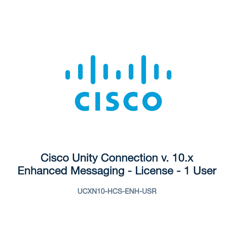 UCXN10-HCS-ENH-USR: Cisco Unity Connection v. 10.x Enhanced Messaging