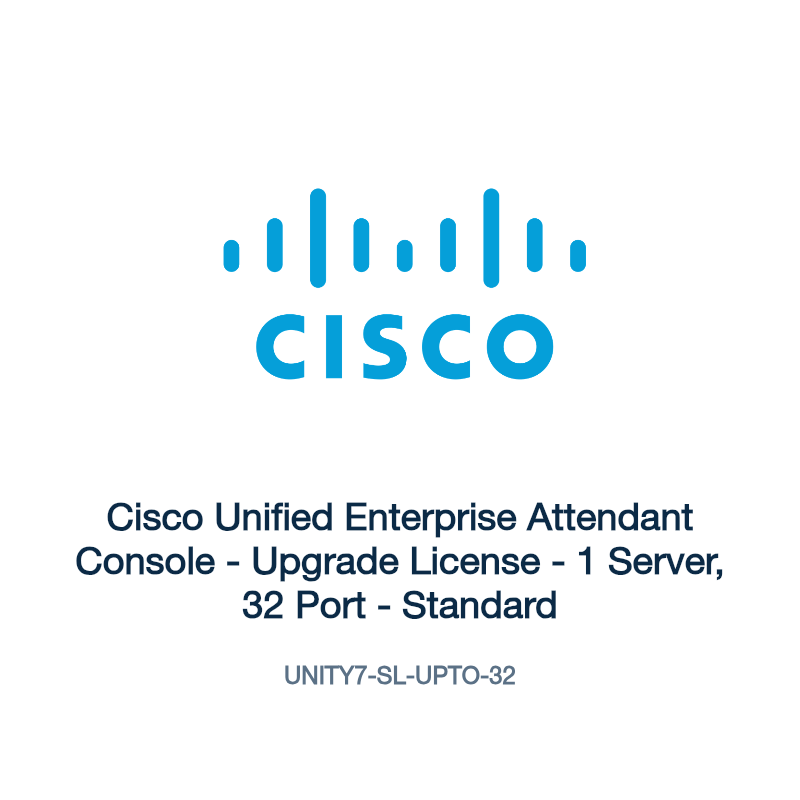 UNITY7-SL-UPTO-32: Cisco Unified Enterprise Attendant Console
