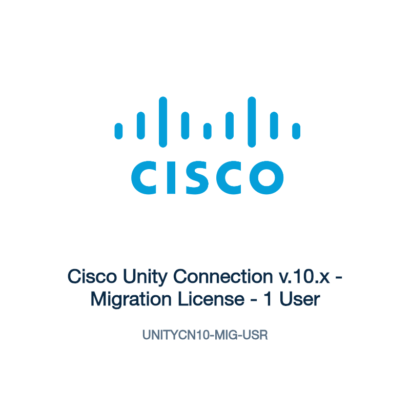 UNITYCN10-MIG-USR: Cisco Unity Connection v.10.x