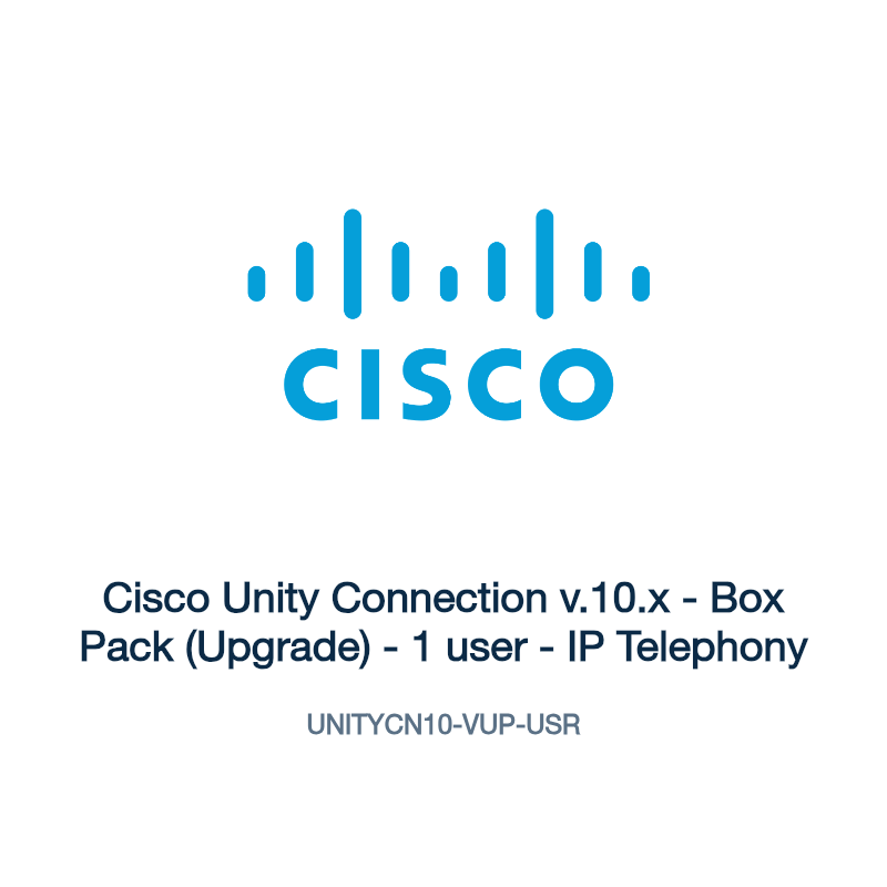 UNITYCN10-VUP-USR: Cisco Unity Connection v.10.x
