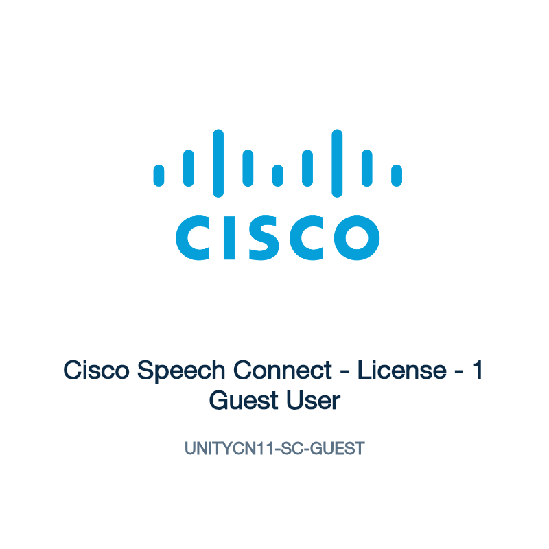 UNITYCN11-SC-GUEST: Cisco Speech Connect