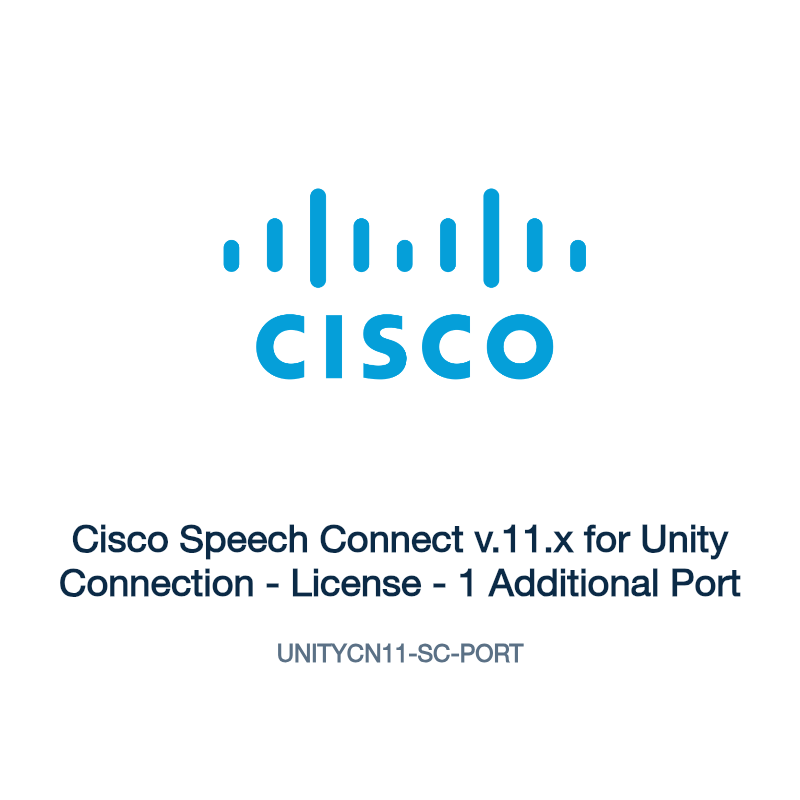 UNITYCN11-SC-PORT: Cisco Speech Connect v.11.x for Unity Connection