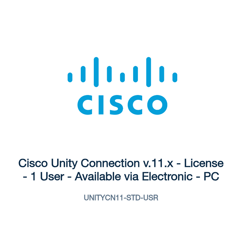UNITYCN11-STD-USR: Cisco Unity Connection v.11.x