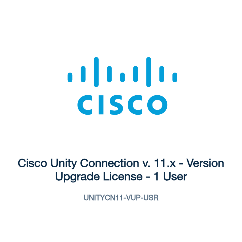 UNITYCN11-VUP-USR: Cisco Unity Connection v. 11.x