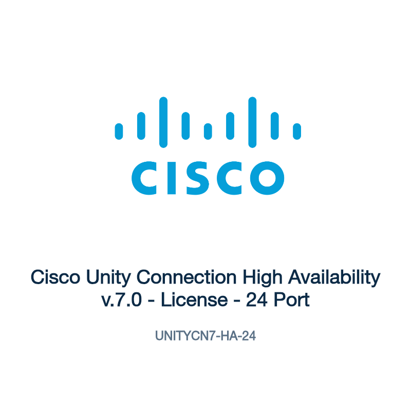 UNITYCN7-HA-24: Cisco Unity Connection High Availability v.7.0