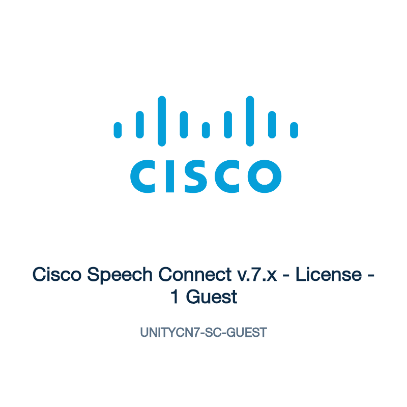 UNITYCN7-SC-GUEST: Cisco Speech Connect v.7.x