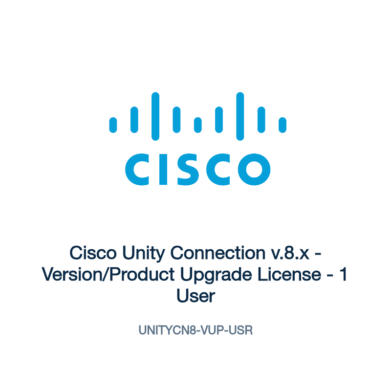 UNITYCN8-VUP-USR: Cisco Unity Connection v.8.x