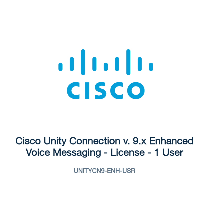 UNITYCN9-ENH-USR: Cisco Unity Connection v. 9.x Enhanced Voice Messaging