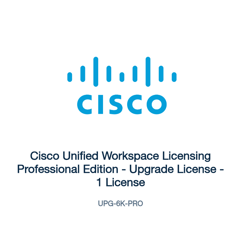 UPG-6K-PRO: Cisco Unified Workspace Licensing Professional Edition