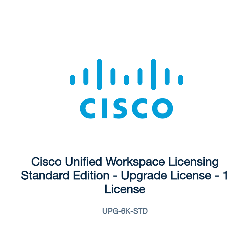 UPG-6K-STD: Cisco Unified Workspace Licensing Standard Edition