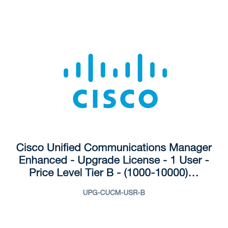 UPG-CUCM-USR-B: Cisco Unified Communications Manager Enhanced