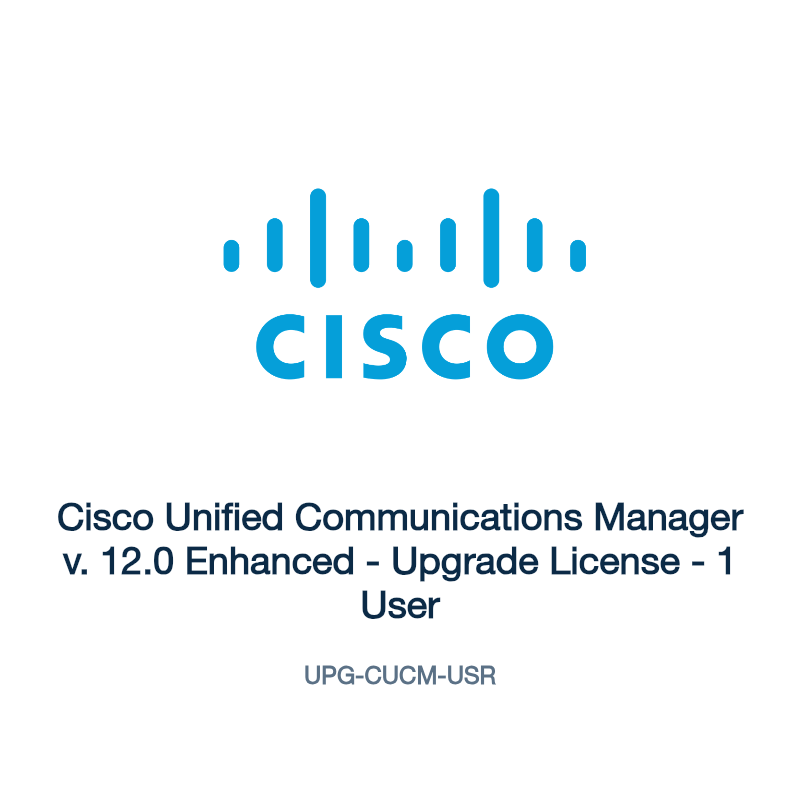UPG-CUCM-USR: Cisco Unified Communications Manager v. 12.0 Enhanced