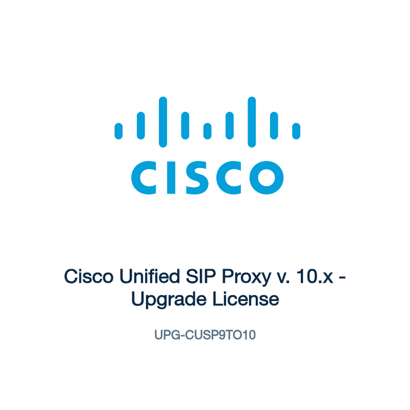 UPG-CUSP9TO10: Cisco Unified SIP Proxy v. 10.x