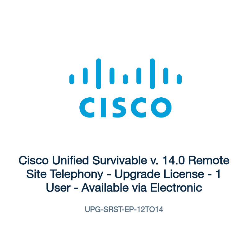 UPG-SRST-EP-12TO14: Cisco Unified Survivable v. 14.0 Remote Site Telephony