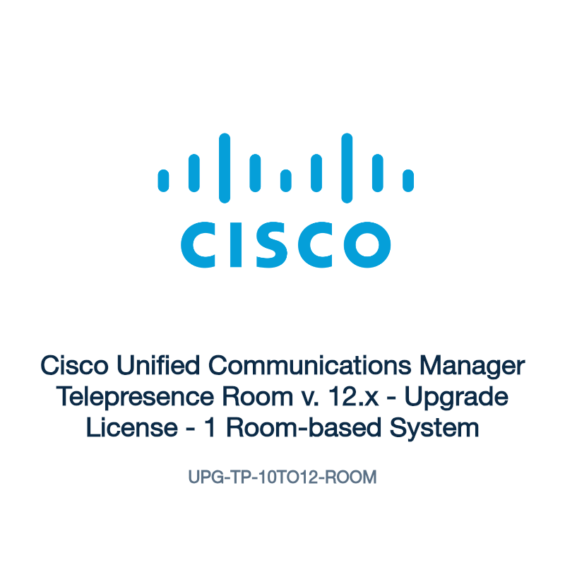 UPG-TP-10TO12-ROOM: Cisco Unified Communications Manager Telepresence Room v. 12.x