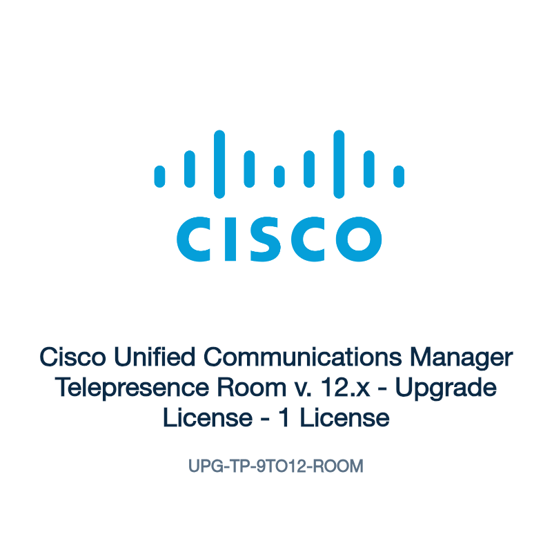 UPG-TP-9TO12-ROOM: Cisco Unified Communications Manager Telepresence Room v. 12.x