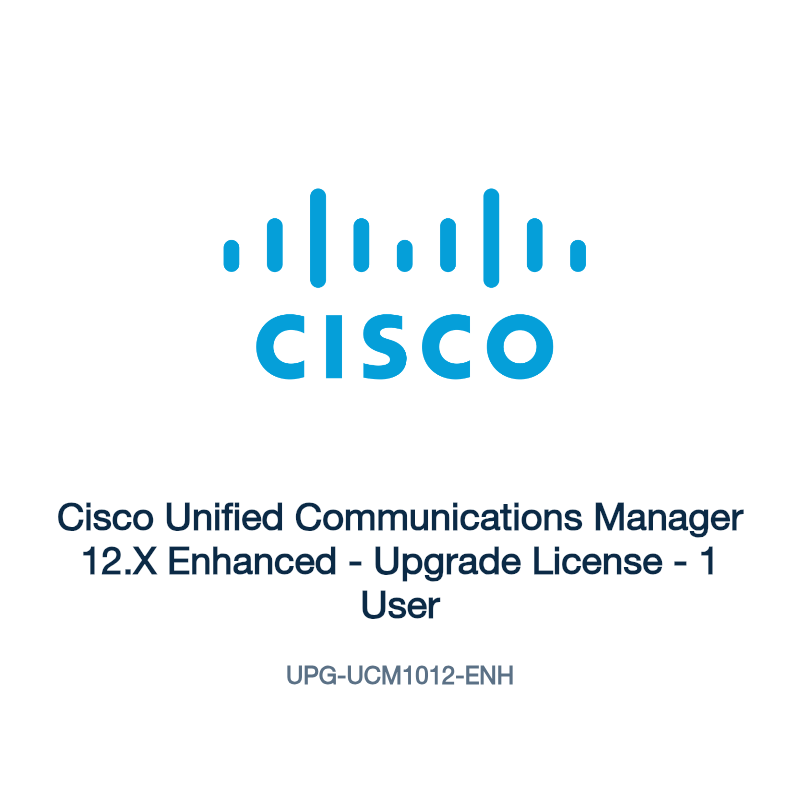 UPG-UCM1012-ENH: Cisco Unified Communications Manager 12.X Enhanced