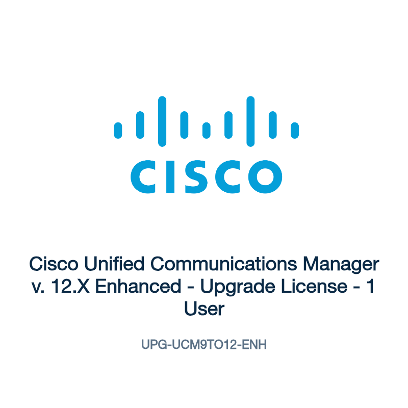 UPG-UCM9TO12-ENH: Cisco Unified Communications Manager v. 12.X Enhanced