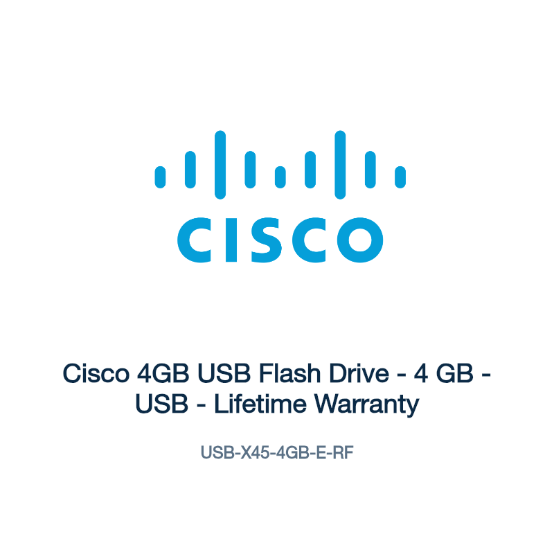 USB-X45-4GB-E-RF: Cisco 4GB USB Flash Drive