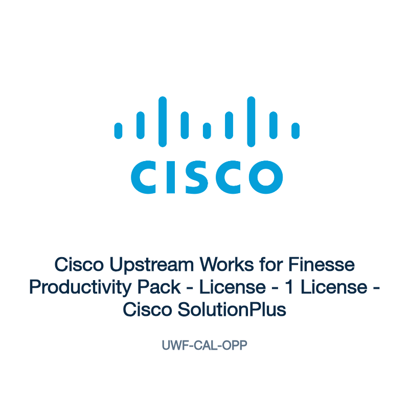 UWF-CAL-OPP: Cisco Upstream Works for Finesse Productivity Pack