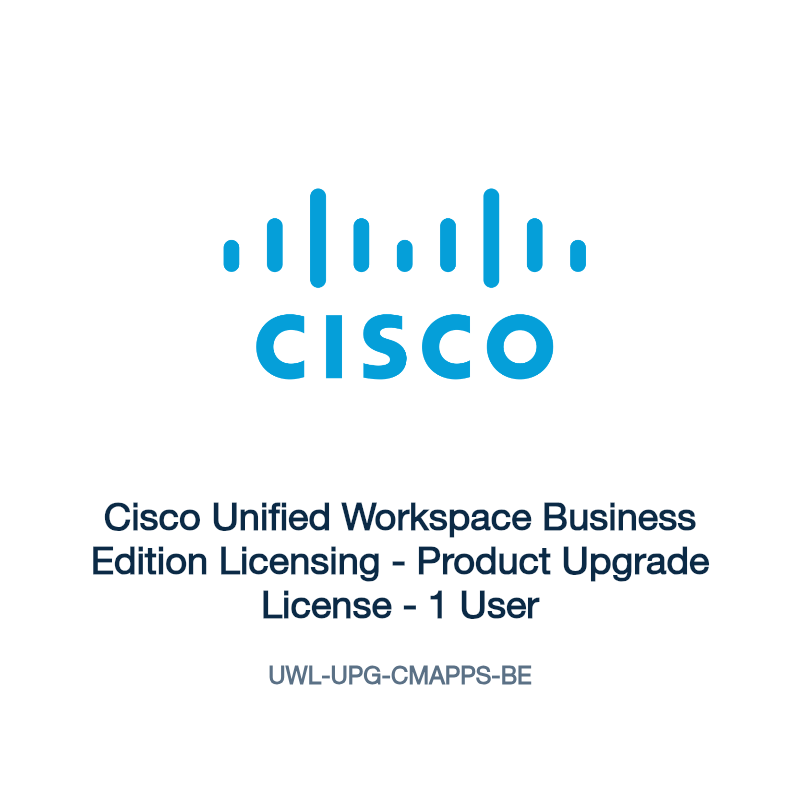 UWL-UPG-CMAPPS-BE: Cisco Unified Workspace Business Edition Licensing