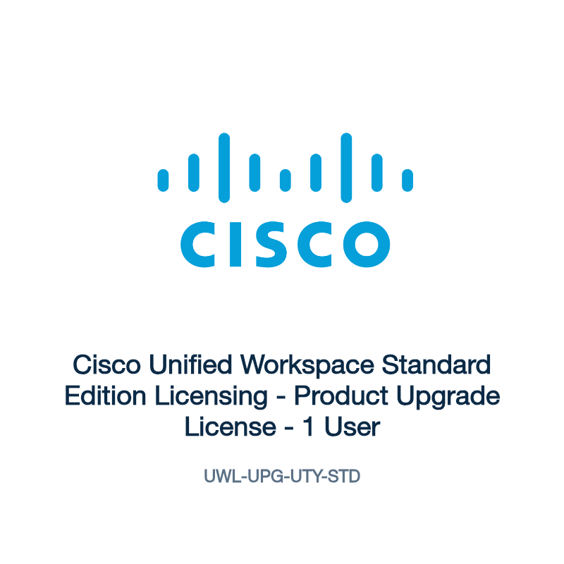 UWL-UPG-UTY-STD: Cisco Unified Workspace Standard Edition Licensing