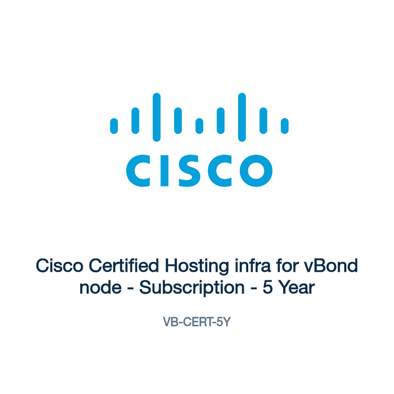 VB-CERT-5Y: Cisco Certified Hosting infra for vBond node
