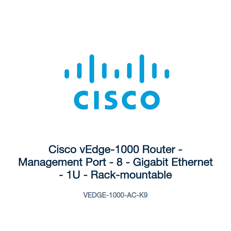 VEDGE-1000-AC-K9: Cisco vEdge-1000 Router