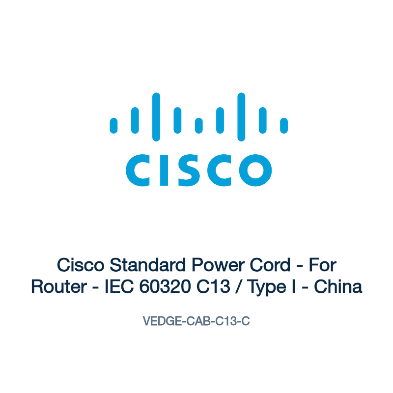 VEDGE-CAB-C13-C: Cisco Standard Power Cord