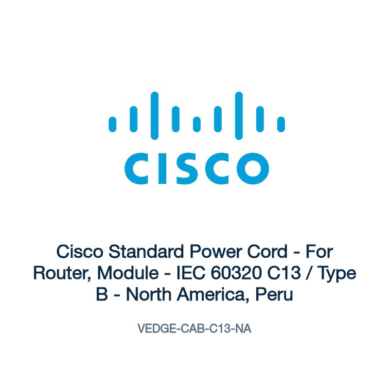 VEDGE-CAB-C13-NA: Cisco Standard Power Cord