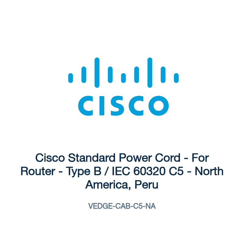 VEDGE-CAB-C5-NA: Cisco Standard Power Cord