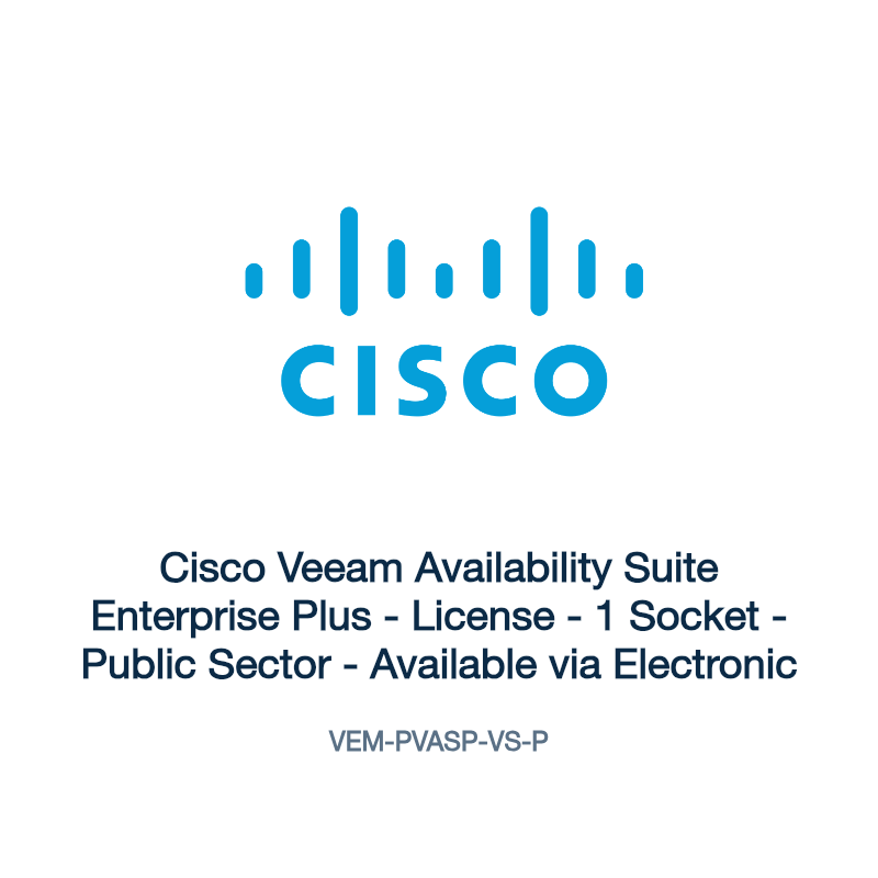 VEM-PVASP-VS-P: Cisco Veeam Availability Suite Enterprise Plus