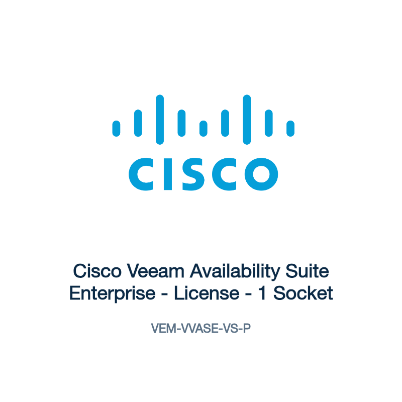 VEM-VVASE-VS-P: Cisco Veeam Availability Suite Enterprise