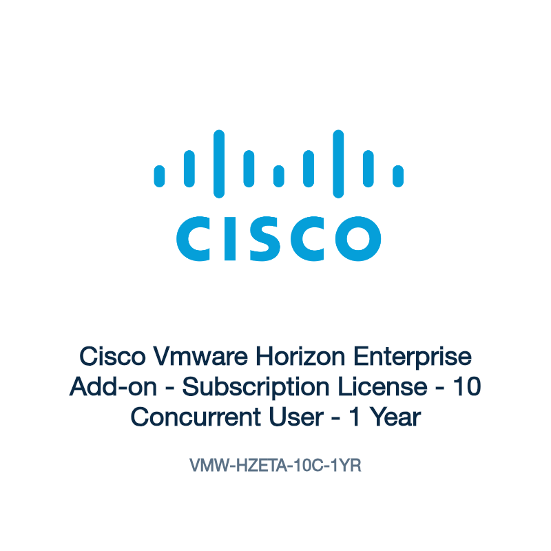 VMW-HZETA-10C-1YR: Cisco Vmware Horizon Enterprise Add-on