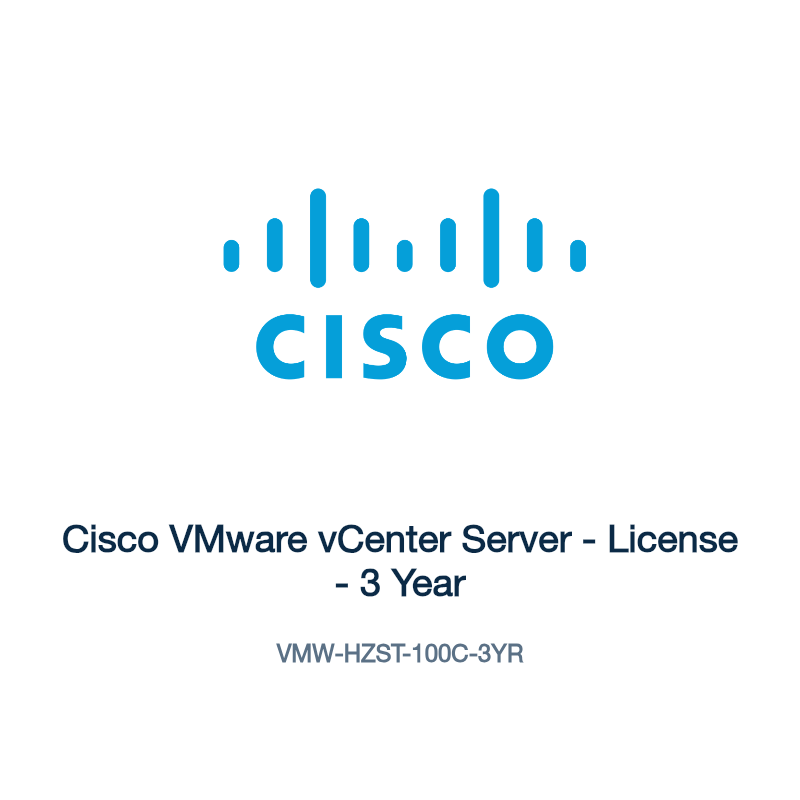 VMW-HZST-100C-3YR: Cisco VMware vCenter Server