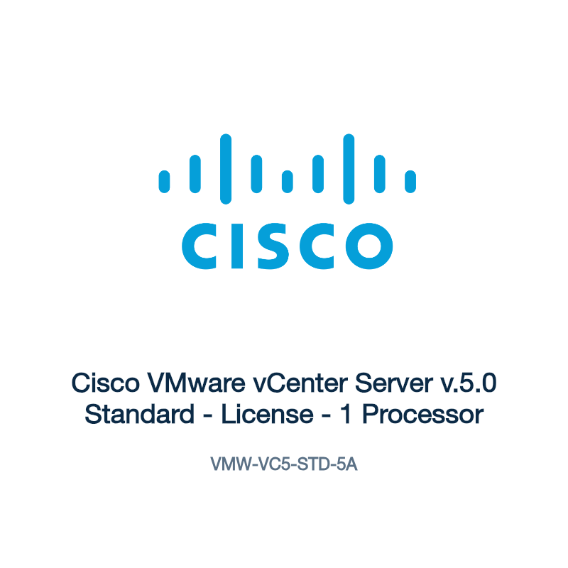 VMW-VC5-STD-5A: Cisco VMware vCenter Server v.5.0 Standard