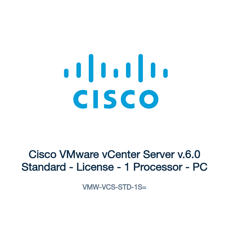 VMW-VCS-STD-1S=: Cisco VMware vCenter Server v.6.0 Standard