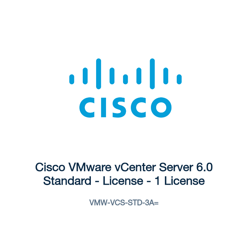 VMW-VCS-STD-3A=: Cisco VMware vCenter Server 6.0 Standard