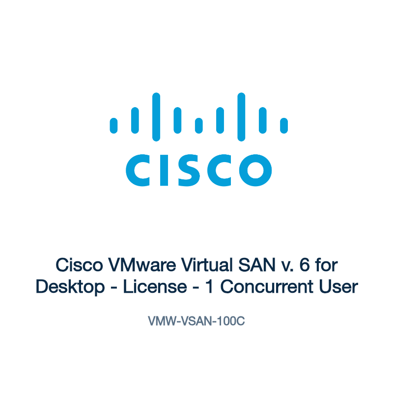 VMW-VSAN-100C: Cisco VMware Virtual SAN v. 6 for Desktop